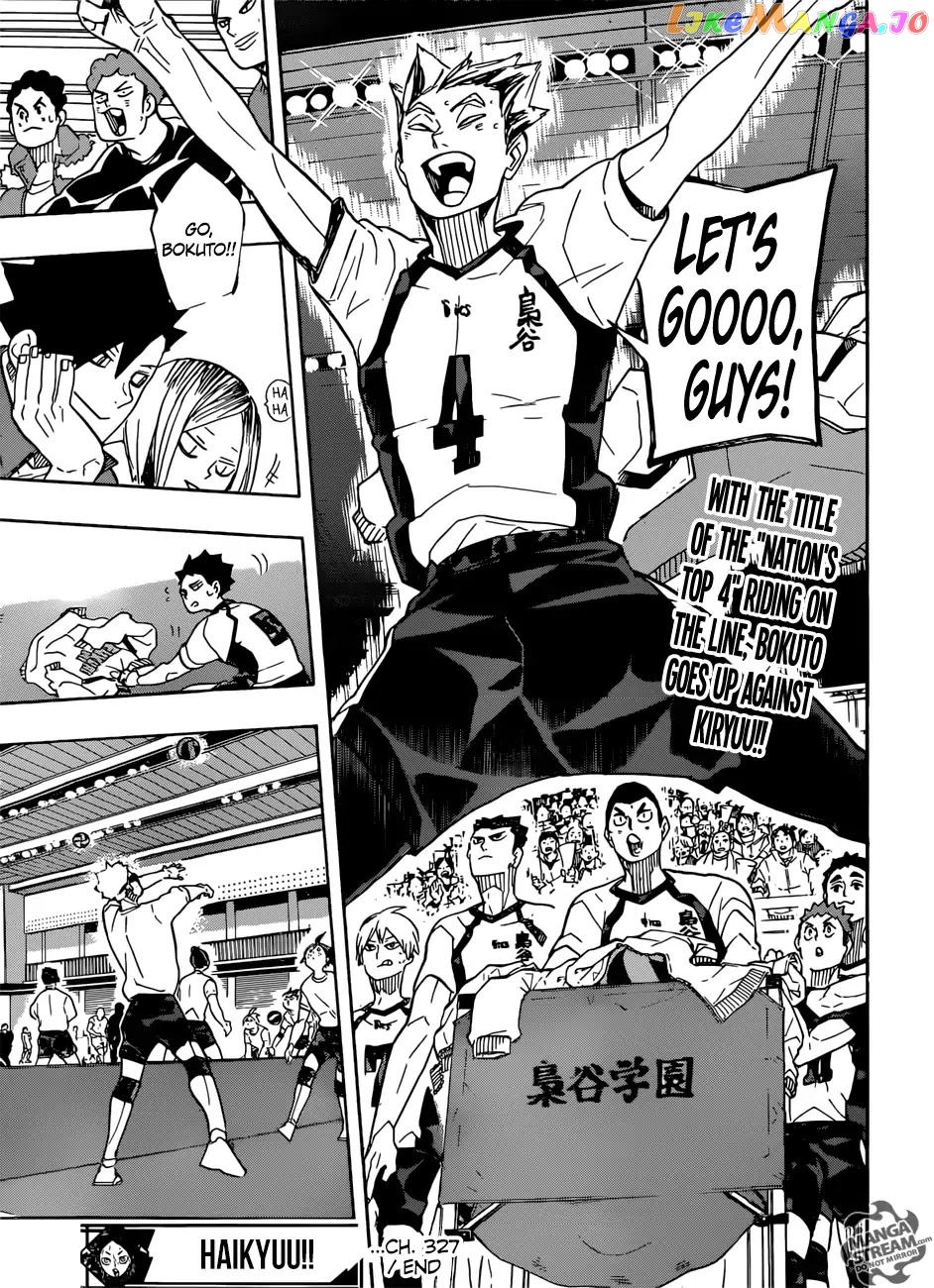 Haikyuu!!, Chapter 327 image 20